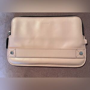 RUDSAK light pink Leather Clutch